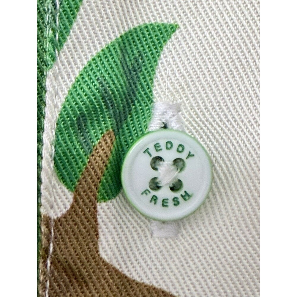 RARE Teddy Fresh Limited Edition Heaven Camp Button Shirt size XS colorful - Picture 3 of 7